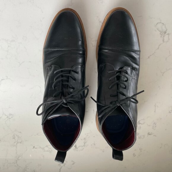 Sondergaard Copenhagen SSSF853 Lace Up Hi Top Leather Boots Black Sz 44 - Picture 4 of 14